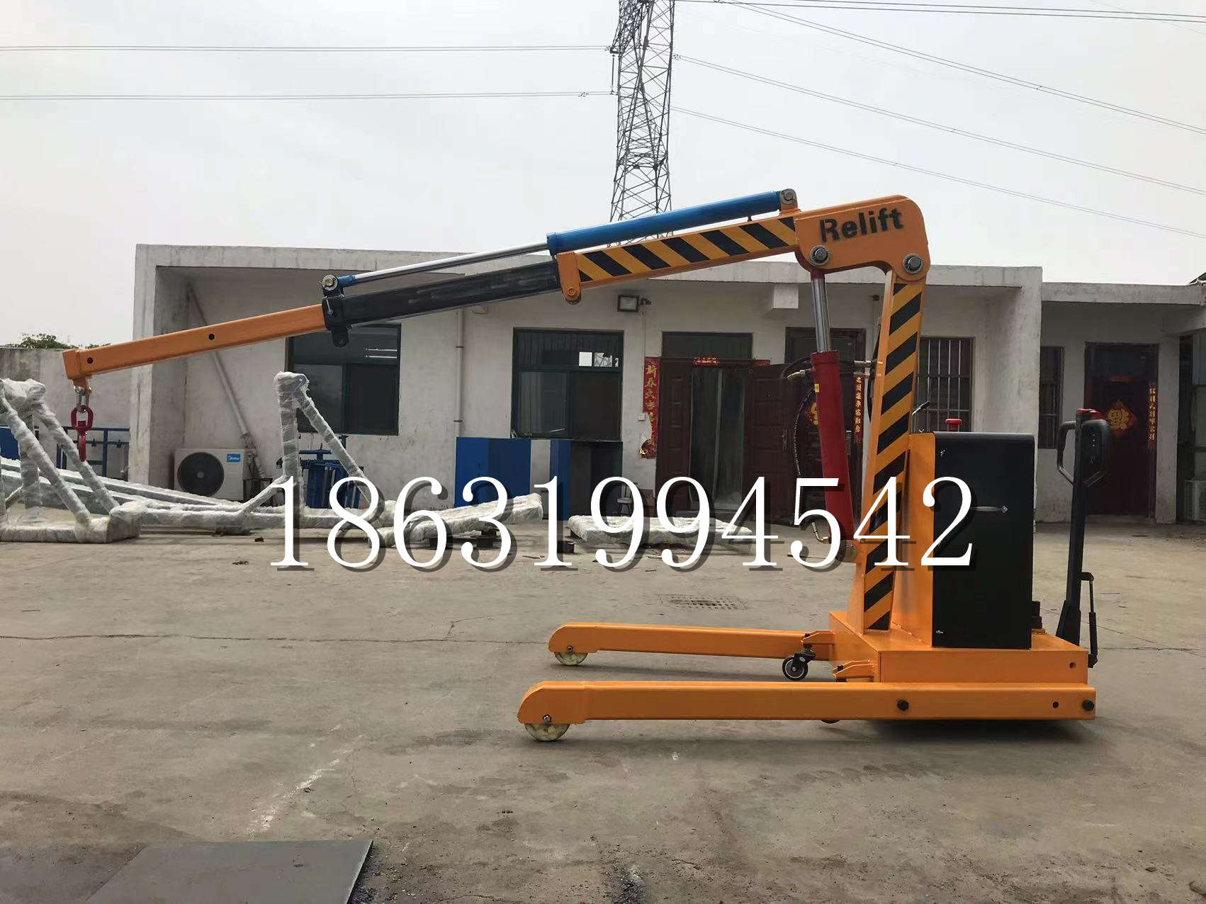 苑里镇久征定做3吨三轮随车吊 农用园林绿化移树吊 平板工程用小吊机