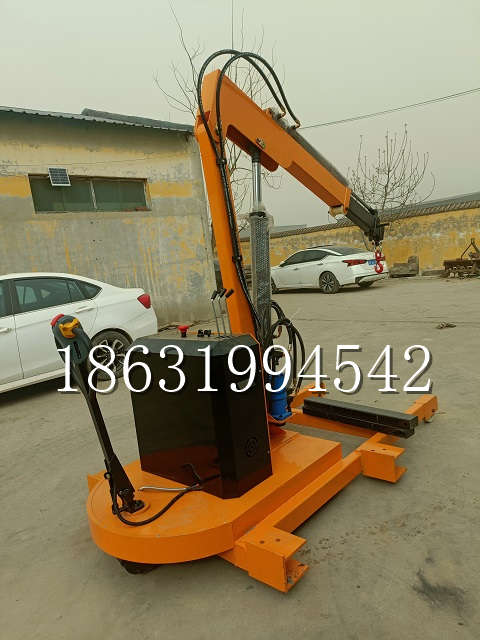 苑里镇自卸车厢随车吊 自制轮式四不像起重机 四驱平板吊 5吨 贵盛